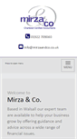 Mobile Screenshot of mirzaandco.co.uk